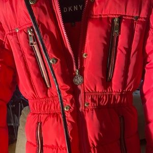 PINK DKNY WINTER COAT